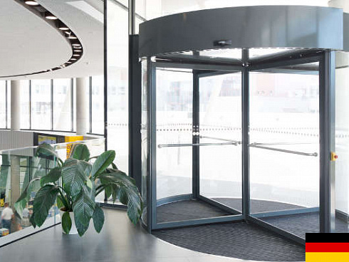 Ручные карусельные двери GEZE